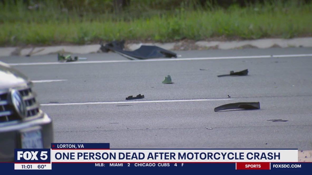 1 dead after motorcycle crash in Fairfax County